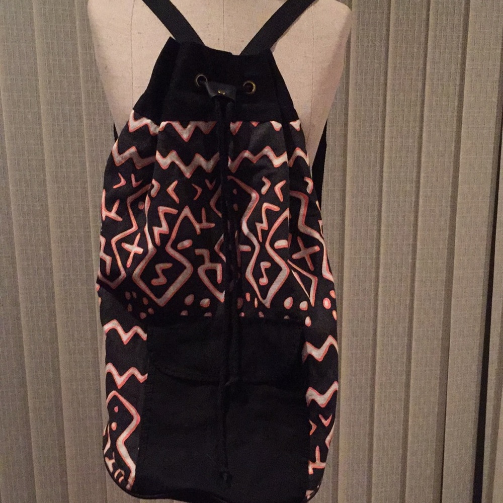 Deena and Ozzy fabric drawstring bag